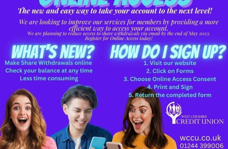 access your account online